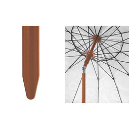 Parasoll Beige 220 cm UPF 50+