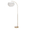 Vloerlamp Wit Gouden Metaal Veren 60 W 220-240 V 68 x 40 x 175 cm