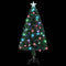 Kerstboom met LED en standaard 120 cm glasvezel