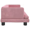 Kinderbank 80x45x30 cm fluweel roze