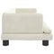 Kinderbank 80x45x30 cm fluweel crmekleurig
