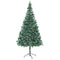 Kunstkerstboom met dennenappels 210 cm