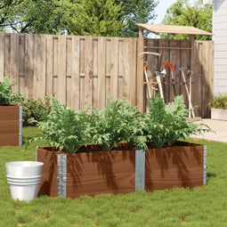 Plantenbak 150x50 cm massief grenenhout bruin