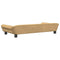 Kinderbank 100x50x26 cm fluweel bruin