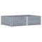 Plantenbak 150x100 cm massief grenenhout grijs