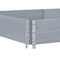 Plantenbak 150x100 cm massief grenenhout grijs