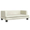 Hondenmand 80x45x30 cm fluweel crmekleurig