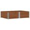 Plantenbak 150x100 cm massief grenenhout bruin