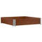 Plantenbak 100x100 cm massief grenenhout bruin