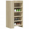 Schoenenkast 52x37,5x100 cm bewerkt hout sonoma eikenkleurig