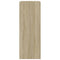 Schoenenkast 52x37,5x100 cm bewerkt hout sonoma eikenkleurig