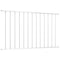 Hekpaneel 1,7x1 m gepoedercoat staal wit