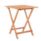 Opvouwbare bijzettafel Kate 60 x 60 x 72,5 cm Natuurlijk Acacia