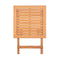 Opvouwbare bijzettafel Kate 60 x 60 x 72,5 cm Natuurlijk Acacia