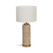 Bureaulamp Beige Crème Gouden Keramisch Ijzer 40 W 30 x 30 x 58 cm
