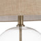 Bureaulamp Gouden Linnen Metaal Kristal 60 W 220-240 V 43 x 43 x 73 cm