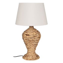 Bureaulamp Crème Natuurlijk Linnen Ijzer Natuurlijke Vezel 60 W 220-240 V 40 x 40 x 69,5 cm
