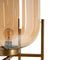 Vloerlamp Gouden Metaal Kristal 40 W 220-240 V 39 x 39 x 143 cm
