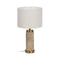 Bureaulamp Beige Crème Gouden Keramisch Ijzer 40 W 28 x 28 x 50 cm