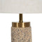 Bureaulamp Beige Crème Gouden Keramisch Ijzer 40 W 28 x 28 x 50 cm