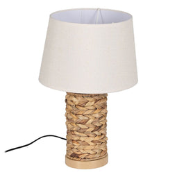Bureaulamp Crème Natuurlijk Linnen Ijzer Natuurlijke Vezel 60 W 220-240 V 27 x 27 x 42 cm