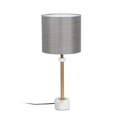 Bureaulamp Wit Grijs Gouden Marmer Ijzer 40 W 25 x 25 x 61 cm