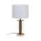 Bureaulamp Wit Gouden Kristal Ijzer 40 W 28 x 28 x 51 cm