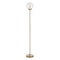 Vloerlamp Gouden Metaal Kristal 60 W 220-240 V 20 x 20 x 140 cm