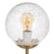Vloerlamp Gouden Metaal Kristal 60 W 220-240 V 20 x 20 x 140 cm