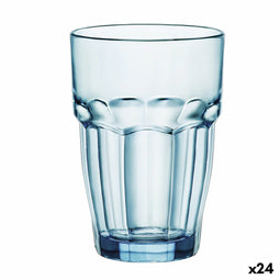 Glas Bormioli Rocco Rock Bar Blauw Glas 370 ml (24 Stuks)