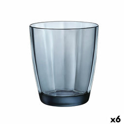Glas Bormioli Rocco Pulsar Blauw Glas 390 ml (6 Stuks)