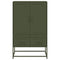Hoge kast 68x39x111,5 cm koudgewalst staal olijfgroen