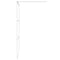Inloopdouchewand 100x195 cm transparant ESG-glas wit