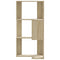 Hoekboekenkast 3-laags 50x50x102 cm bewerkt hout sonoma eiken