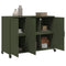 Dressoir 100,5x39x72 cm koudgewalst staal olijfgroen