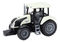 Bestuurbare auto - witte tractor - 34 x 18.5 x 16 cm - geluidseffecten