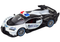 Bestuurbare politieauto - wit - 34 x 15.5 x 9 cm - lichteffecten
