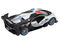 Bestuurbare politieauto - wit - 34 x 15.5 x 9 cm - lichteffecten