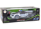 Bestuurbare politieauto - wit - 34 x 15.5 x 9 cm - lichteffecten