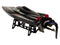 Bestuurbare boot - zwart - 48x12x9.5 cm - 60 km/h