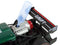Bestuurbare auto - groen - 24 x 13 x 8 cm - licht en stoom effect