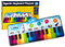 Dansmat - regenboog kleuren - 120 x 46 cm - 8 instrumenten