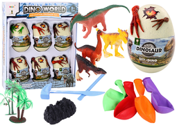 Dino eieren - 6 stuks - 16 x 11 x 11 cm - interactief spel