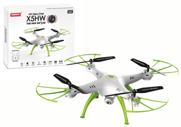 Drone met camera - wit en groen - 50 meter bereik - webcam compatibel