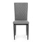 Eetkamerstoelen - set van 4 - grijs - hoogwaardig schuimvulling