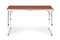 Inklapbare campingtafel - 120x60 cm - 4 stoelen - verstelbare hoogte