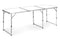 Inklapbare campingtafel - 180x60 cm - lichtgewicht - anti-slip voetjes