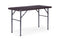Klaptafel met banken - 120x70x74cm - 4 personen - rotan - bruin