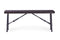 Klaptafel met banken - 120x70x74cm - 4 personen - rotan - bruin