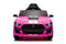 Kinderauto elektrisch - roze - 105x67x47 cm - veiligheidsgordels
